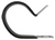 Closed Clamp 1", Galvanized, Vinyl Coated (Qty: 25)
