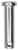 5/16" x 7/8" x 1" Clevis Pin Zinc (Qty: 25)