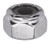 #8-32 Nylon Insert Hex Stop Nut, Grade 2, Zinc (Qty: 100)