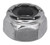 #10-24 Nylon Insert Hex Stop Nut, Grade 2, Zinc (Qty: 100)