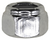 1/4"-28 Nylon Insert Hex Stop Nut, Grade 2, Zinc (Qty: 100)