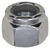 3/8"-24 Nylon Insert Hex Stop Nut, Grade 2, Zinc (Qty: 50)
