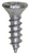 #6 x 1/2" Phillips Flat Head Wood Screw, Zinc (Qty: 100)