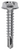 Tapping Screw #10-16 x 1", Hex Washer Head, 23 TEKS, Zinc (Qty: 100)