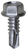 Tapping Screw 1/4"-14 x 3/4", Hex Washer Head, #3 TEKS, Zinc (Qty: 100)