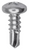 Tapping Screw #8-18 x 7/16", Phillips Pan Head, #2 TEKS, Zinc (Qty: 100)