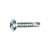 Tapping Screw #10-16 x 1", Phillips Pan Head, #2 TEKS, Zinc (Qty: 100)