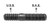 2-1/2" Grade 8 Threaded Stud 1/2"-20 x 1" SAE to 1/2"-13 x 3/4" USS (Qty: 10)