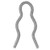 Hair Pin Cotter Pin 5/16" ID, 1" Long, 0.06" Wire, Zinc (Qty: 100)