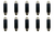 Box of 10 Bulbs #E211-2P Purple Automotive Festoon Lightbulb 12.8V 12.4W