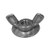 1/4"-20 Wing Nut, Washer Base, 3/4" Washer Diameter, 1" Wing Spread (Qty: 50)