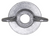 1/4"-20 Wing Nut, Washer Base, 3/4" Washer Diameter, 1" Wing Spread (Qty: 50)
