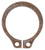 External Retaining Ring for 13/32" Shaft with 0.382" x 0.029" Groove (Qty: 50)