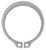 External Retaining Ring for 1-3/16" Shaft with 1.118" x 0.056" Groove (Qty: 50)