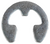 E Type Retaining Ring for 9/64" Shaft with 0.105" x 0.018" Groove (Qty: 100)