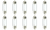 Box of 10 #3425 Lamp Auto Bulb Automotive Lightbulb NEW