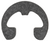 Reinforced E Type Retaining Ring for 7/32" Shaft 0.118 x 0.029 Groove (Qty: 100)