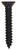 Tapping Screw #8 x 1", Phillips Flat Head, Black Oxide (Qty: 100)