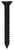 Tapping Screw #8 x 1 1/4", Phillips Flat Head, Black Oxide (Qty: 100)