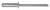 3/16" x 25/32" Avex Blind Rivet, Countersunk 0.339" Head (Qty: 100)