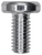 M6-1.0 x 12mm Machine Screws, DIN 85, Pan Head, Slotted, Zinc (Qty: 25)