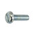 M6-1.0 x 25mm Machine Screws, DIN 85, Pan Head, Slotted, Zinc (Qty: 25)