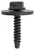 Tapping Screw, Bumper, Grille & Fog Lamp Hex Head SEMS for GM 11547420 (Qty: 25)