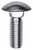 Bumper Bolt 7/16"-14 x 1-1/4", Stainless Steel Finished Round Cap Head (Qty: 25)