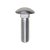 Bumper Bolt 7/16"-14 x 1-1/2", Stainless Steel Finished Round Cap Head (Qty: 25)