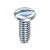 Thread Cutting Screw #10-24 x 3/4", Slotted Pan Head, Type F (Qty: 100)