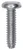 Thread Cutting Screw #10-24 x 3/4", Slotted Pan Head, Type F (Qty: 100)