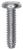 Thread Cutting Screw #10-24 x 3/4", Slotted Pan Head, Type F (Qty: 100)