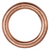 Crushable Copper Oil Drain Gasket, 0.512" ID, 0.736" OD, 0.089" Thick (Qty: 10)