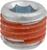1/16"-27 Pipe Plug, Steel, 1/4" Long, With Sealant, Marli (Qty: 25)