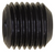 3/8"-24 x 3/8" Hex Socket Head Set Screw, Cup Point, Grade 2 (Qty: 25)