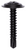 Tapping Screw #8-18 X 1" Phillips Head Oval Countersunk Washer SEMS TEK (Qty: 5)