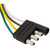 4-Way Harness Connector Male (Qty: 5)