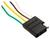 4-Way Harness Connector Female (Qty: 5)