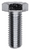 M12-1.75 x 30mm DIN 933 Cap Screw Class 8.8- Zinc (Qty: 5)