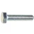 M12-1.75 x 45mm DIN 931 Cap Screw Class 8.8- Zinc (Qty: 5)