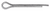 2mm x 18mm Asme B18.8.6m Metric Cotter Pins (Qty: 100)