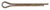4mm x 40mm Asme B18.8.6m Metric Cotter Pins (Qty: 50)