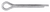 5mm x 35mm Asme B18.8.6m Metric Cotter Pins (Qty: 25)