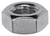 M8-1.0 DIN 934 Metric Hex Nuts, Class 8, Zinc Finish (Qty: 25)