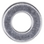 4mm DIN 125 Metric Flat Washer, 4.3mm ID, 9mm OD, 0.8mm Thick, Zinc (Qty: 50)