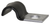 Half Clamp 3/16" ID, 0.5" Wide, Galvanized Vinyl Coated (Qty: 25)