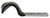 Half Clamp 3/16" ID, 0.5" Wide, Galvanized Vinyl Coated (Qty: 25)