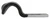 Half Clamp 1/4" ID, 0.5" Wide, Galvanized Vinyl Coated (Qty: 25)