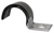 Half Clamp 3/4" ID, 5/8" Wide, Galvanized, Vinyl Coated (Qty: 25)
