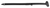Wire Harness/Strap, 6-1/2" Long, Black Nylon (Qty: 10)
